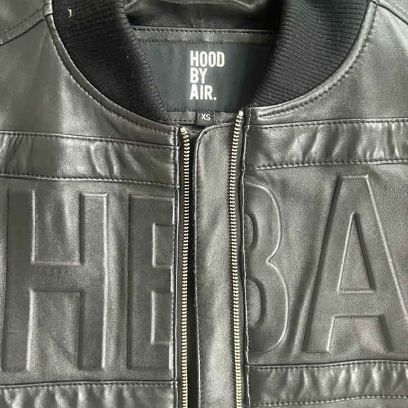 Small Hood by air S/S 2015 leather jacket with embossed letters
Barely worn - Picture 3 of 7